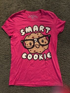 Smart Cookie Graphic Tee - Pink